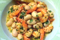 Warm Prawn Scampi And Butter Bean Salad
